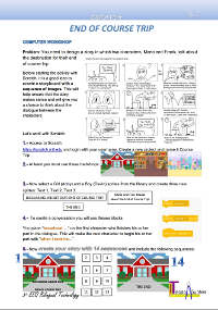 Worksheet Scratch 3.0- End of Course Trip