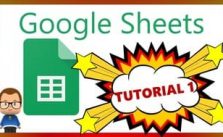 Hoja de cálculo Google Sheets Tutorial 01 Conceptos básicos