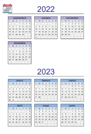 Calendario Escolar 2022 2023 Anual