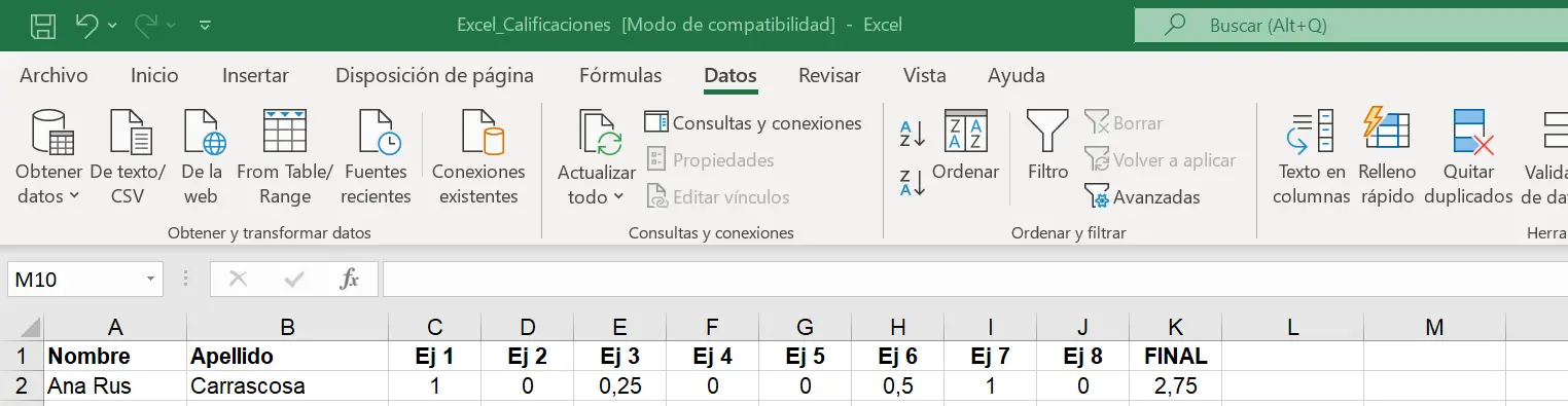 quitar duplicados Excel