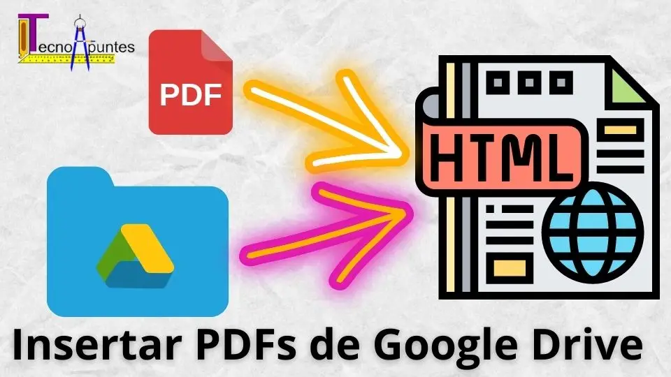 Insertar Archivos PDFs de Google Drive en página Web