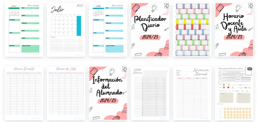 Cuaderno del profesor 2024 25 Horario docente