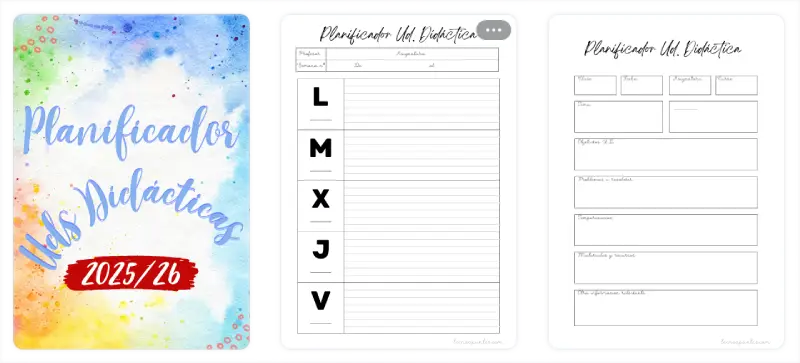 Cuaderno del profesor 25 26 Planificador Cuaderno del profesor 25 26 Planificador