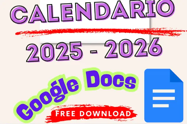 Calendario 25-26 en Google Docs