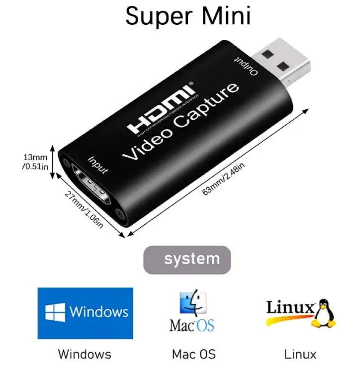 Capturadora de Vídeo FHD