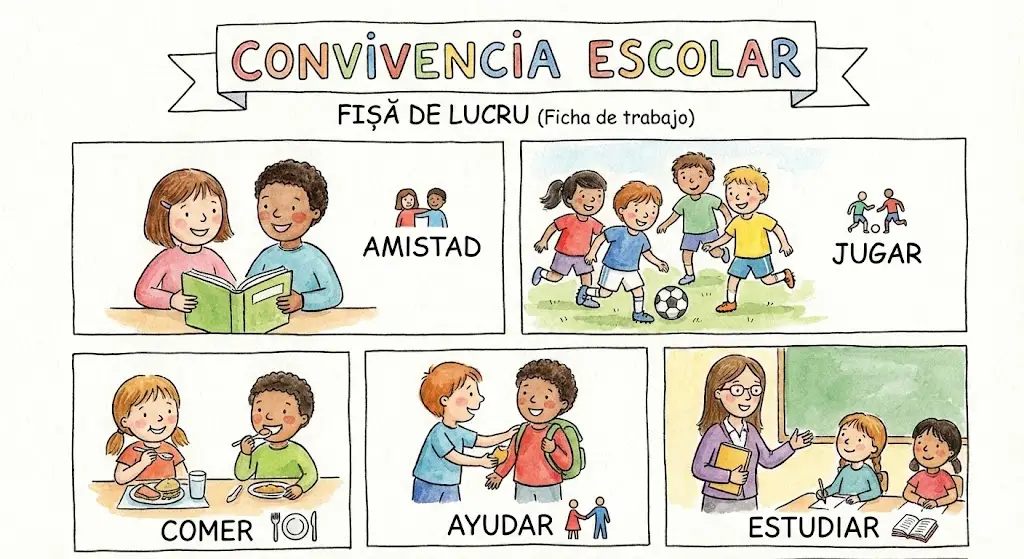 Fichas español para rumanos en PDF